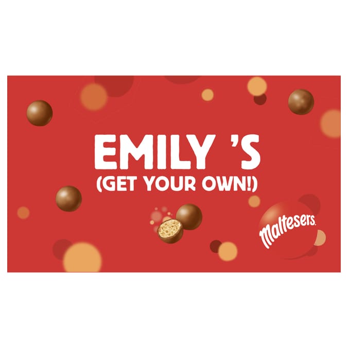 Personalised Box of Maltesers 