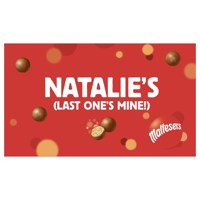 Personalised Box of Maltesers 