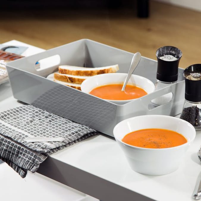 Wham Studio 5.01 Large Rectangular Tray, baskets, storage, wham, white