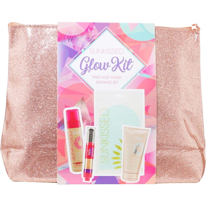 Sunkissed Glow Kit, Prep & Finish Tanning Set