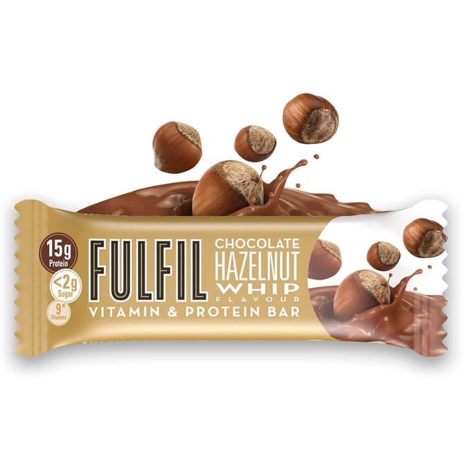 Fulfil Chocolate Vitamin & Protein Bar - Hazelnut Whip (15 x 40g)