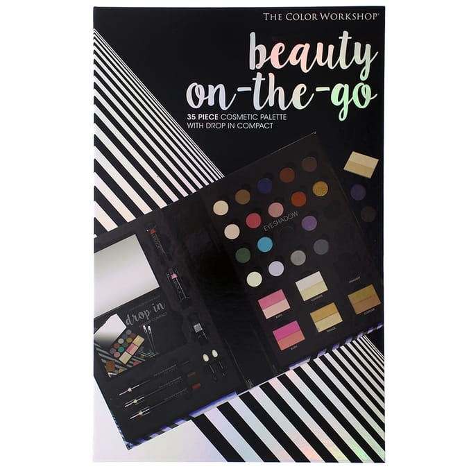 The Color Beauty onthego 35 Piece Cosmetic Palette with Drop