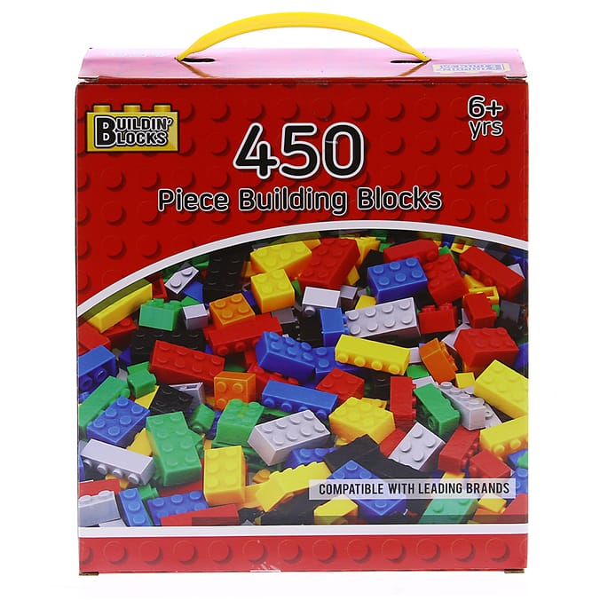 Buildin' Blocks 450 Piece Building Blocks, blok construction toy, children's childrens kids