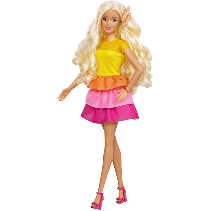 Barbie Ultimate Curls Doll & Playset: Blonde Hair, barbies, dolls, kids ...