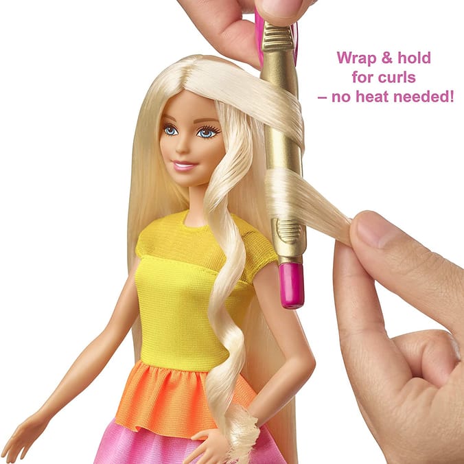 Barbie Ultimate Curls Doll & Playset: Blonde Hair