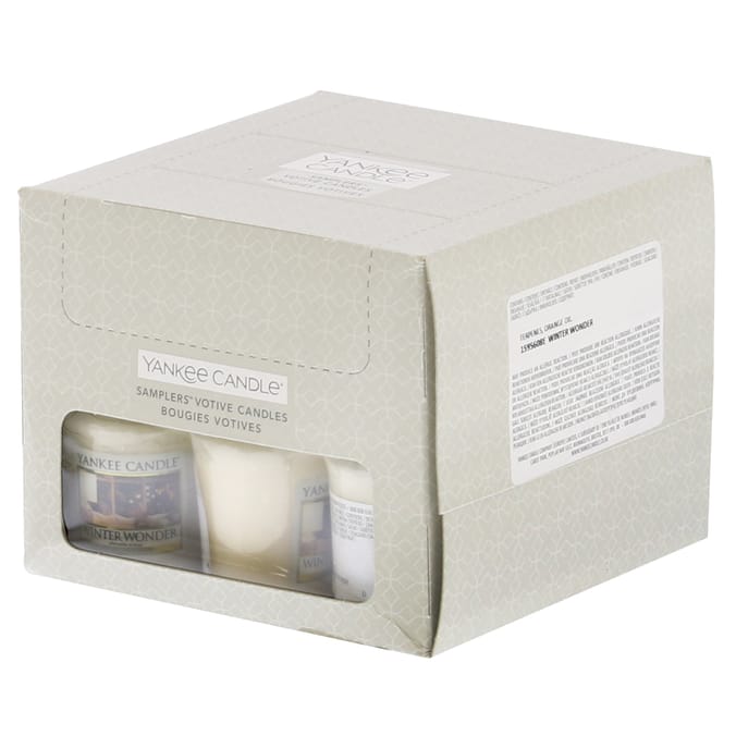 Yankee Candle Winter Wonder Scented Votives (18 x 49g) candles, mini