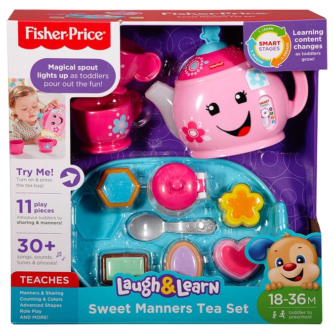 Fisher Price Laugh & Learn Sweet Manners Tea Set, babies, kids