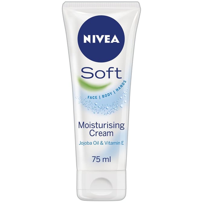 Nivea Refreshingly Soft Moisturising Cream (6 x 75ml), moisturisers
