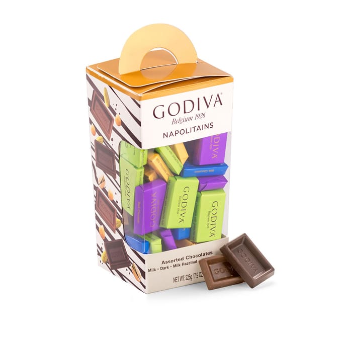 Godiva Napolitains Assorted Chocolates (4 x 225g Box), chocolates