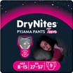 Huggies: DryNites Pyjama Pants Girls Teen 9's