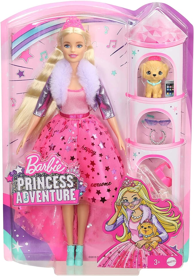 Barbie princess adventure discount doll and playset