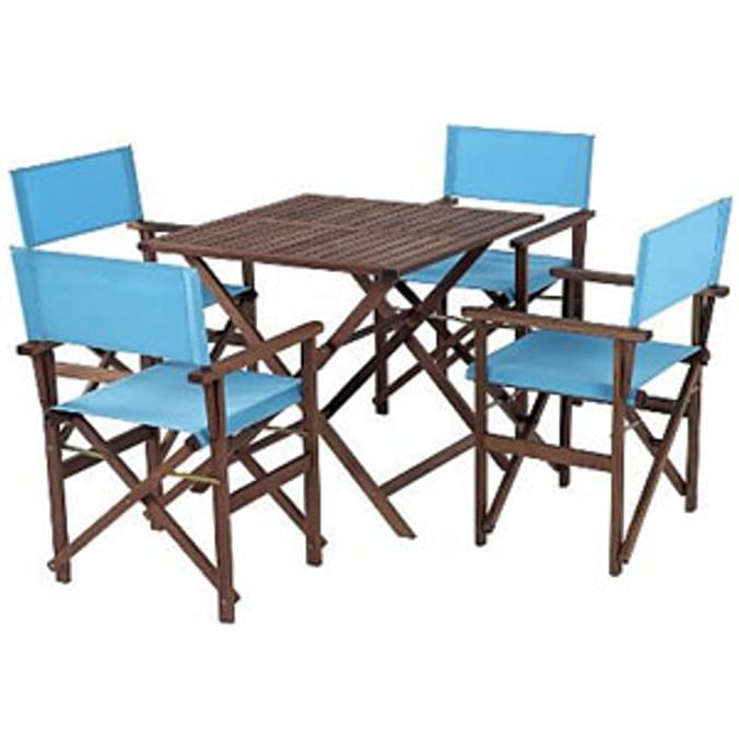 Kingston Director's Patio Set 5 Piece Home Bargains