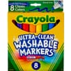 Crayola Ultra-Clean 8 Washable Markers Colour Max 