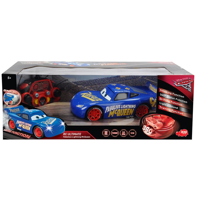 DICKIE Voiture radiocommandée Cars 3 Flash McQueen Turbo Racer