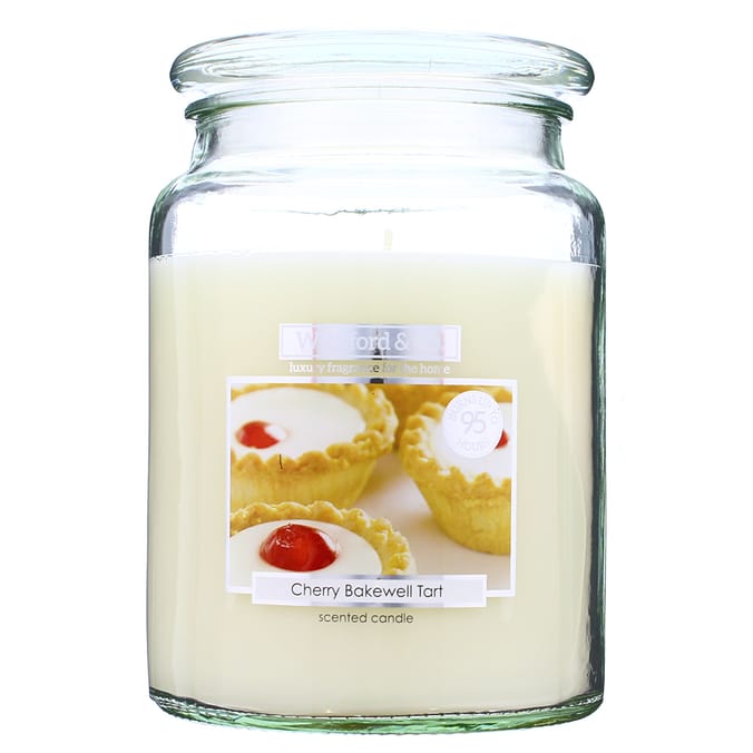 Wickford & Co Cherry Bakewell Tart Candle (Case of 6), scented candles