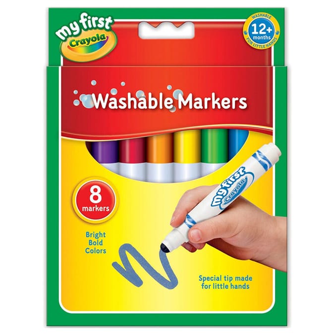 Crayola My First Washable Markers toddler baby arts crafts colouring