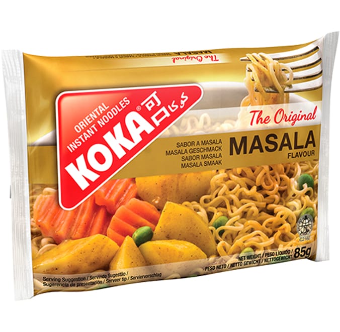 Koka The Original Masala Flavour Oriental Instant Noodles (30 x 85g)