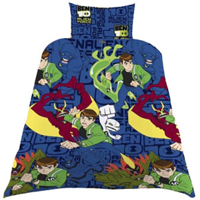 Ben 10 Single Duvet Cover & Pillowcase Home Bargains
