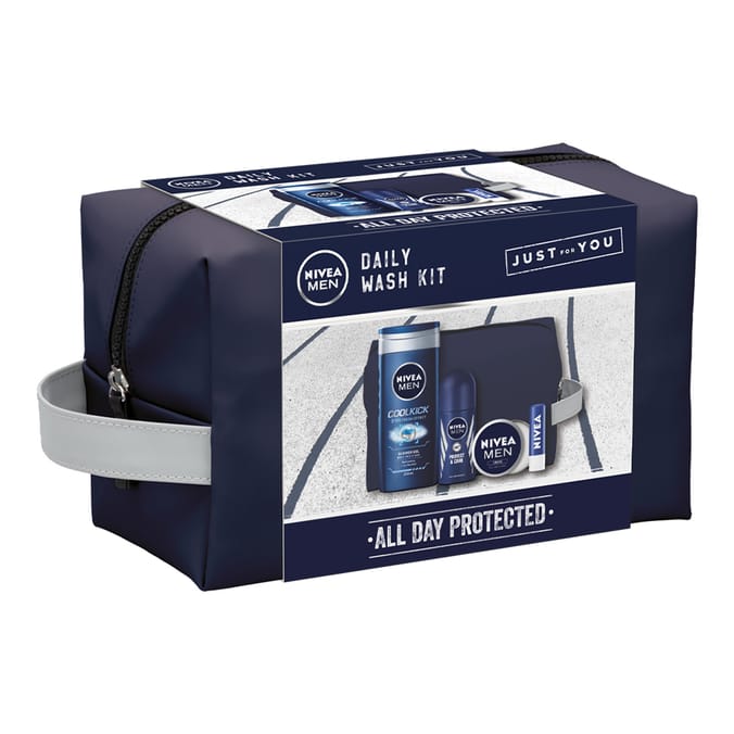 Nivea Men All Day Protected Daily Wash Kit, body wash gift sets mens