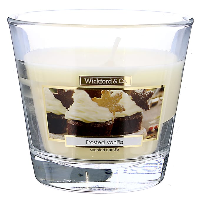 Wickford & Co. Frosted Vanilla Candle (12 x 5oz) cheap candles, yankee