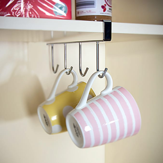 Under Shelf Mug Holder, Hanging Mug Rack