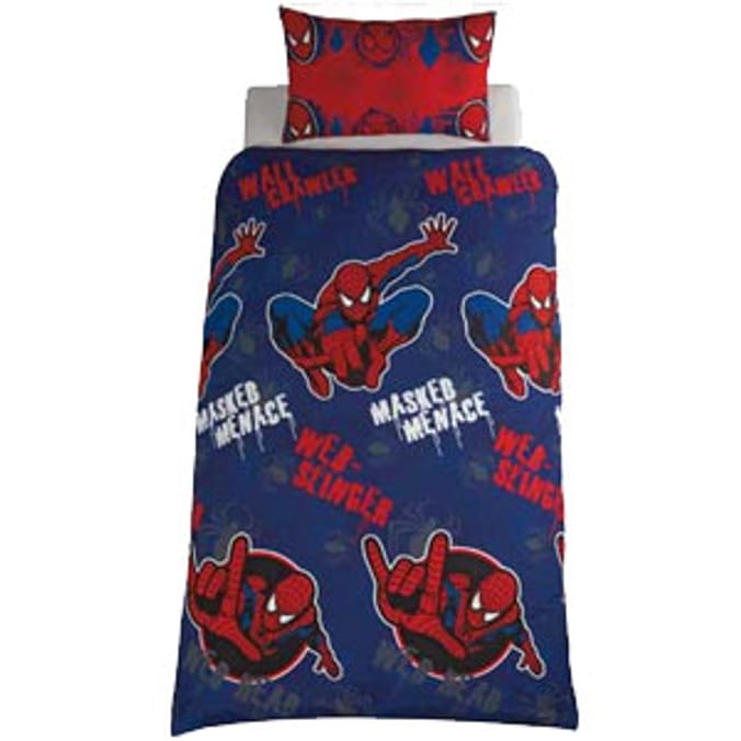 Spiderman Single Duvet Cover & Pillowcase Home Bargains