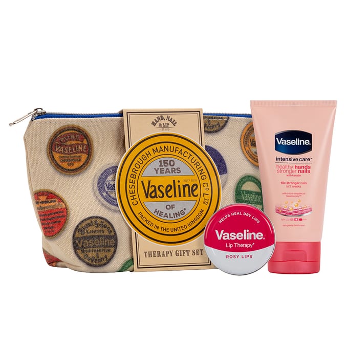 Vaseline 150 Years Beauty Bag Gift Set, gift, set, lip, balm, gift, set, present Home Bargains