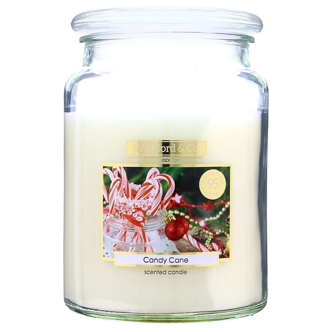 Wickford & Co. Candy Cane Candle (6 x 18oz), scented candles, candels