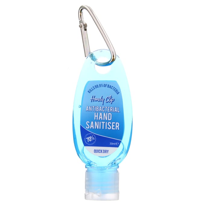 Handy Clip Antibacterial Hand Sanitiser (48 x 30ml), covid 19 covid19