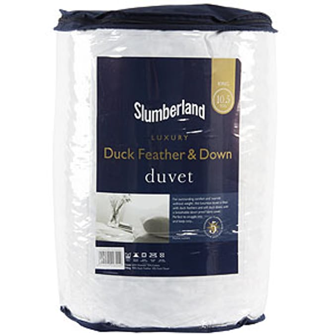 Duck Feather & Down King Size Duvet 10.5 Tog Home Bargains