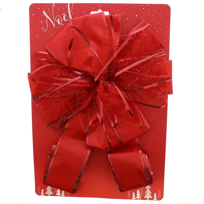 Large Ribbon Bow Tie, bows, ribbons, decoration, door, home, table