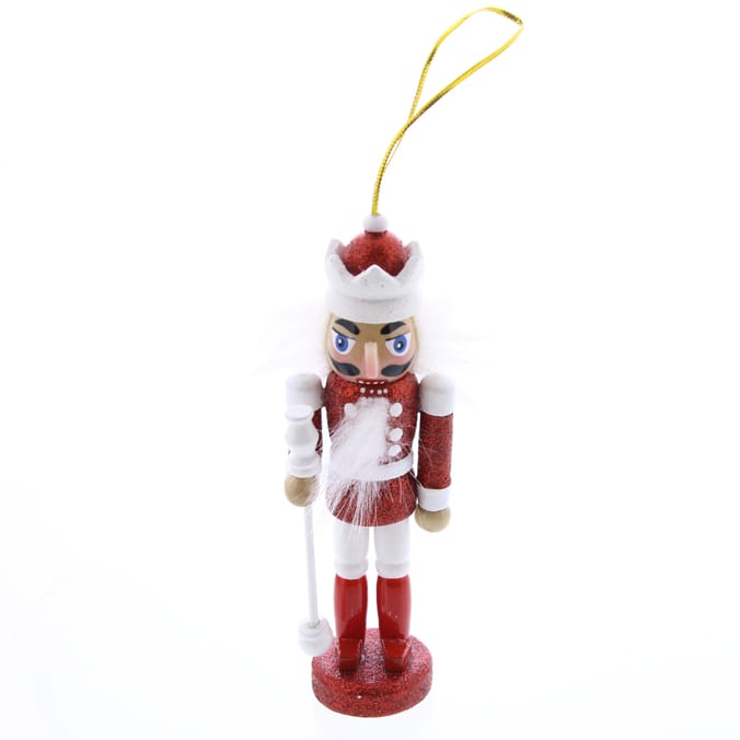 Xmas Hanging Wooden Nutcracker, Traditional, Christmas, Xmas, Festive ...