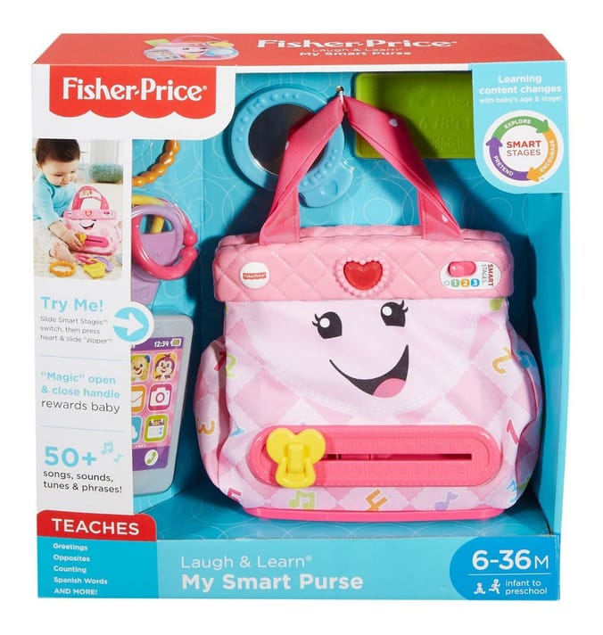 FisherPrice Laugh & Learn My Smart Purse, fisherprices handbags hand bags childrens children's