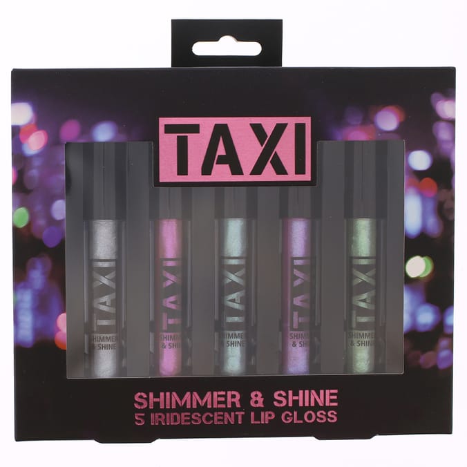 Taxi Shimmer and Shine 5 Iridescent Lip Gloss, iridescent, shine