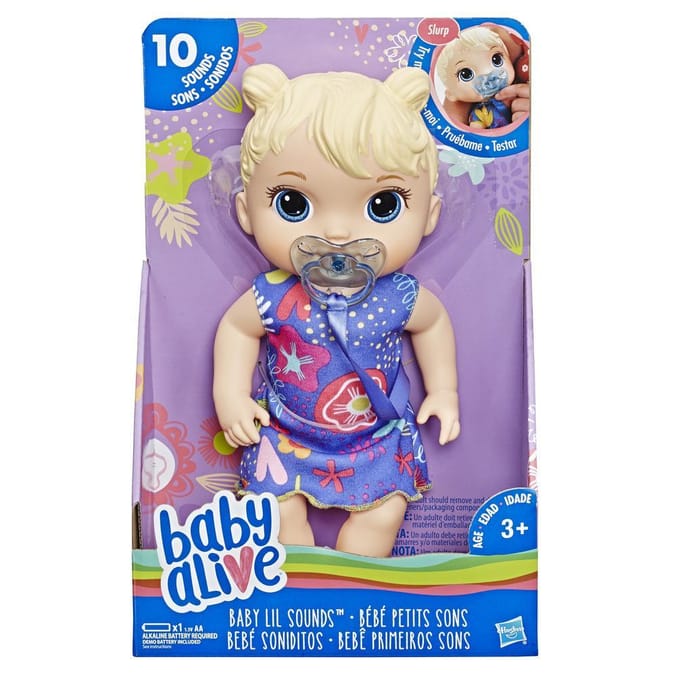 Baby Alive Lil Sounds Doll dolls toys kids children s childrens