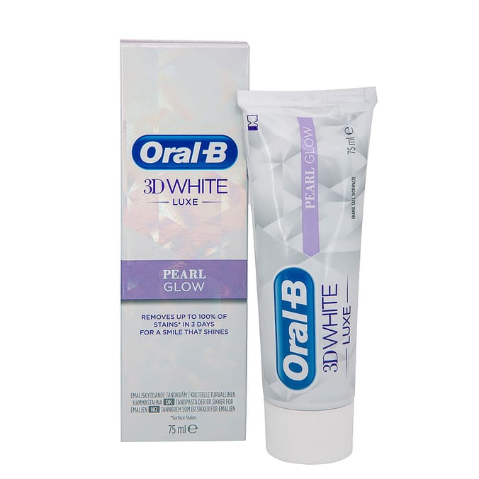 OralB 3D White Luxe Perfection Whitening Toothpaste, teeth, dental