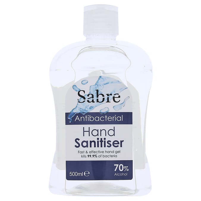 HygienicGel Instant Hand Cleanser (24 x 500ml) Home Bargains