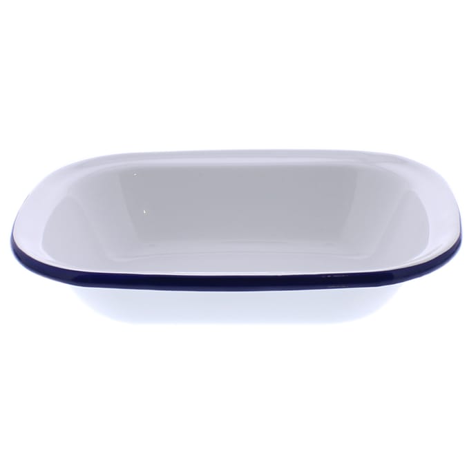 Cookhouse Enamelware Medium Pie Dish, dishes, tray, pudding