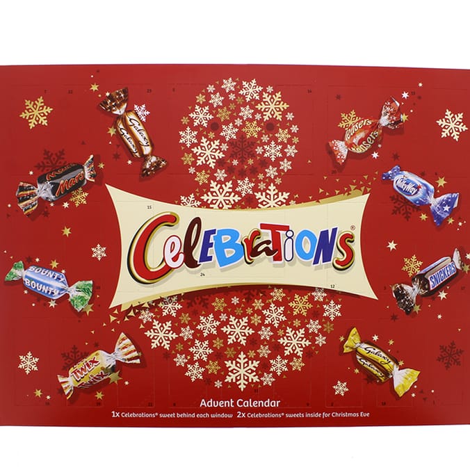 Celebrations Giant Advent Calendar, mars, chocolate, christmas, xmas