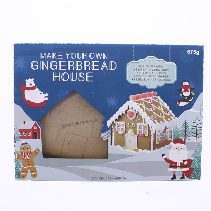 Make Your Own Gingerbread House, ginger, build, xmas, christmas, icing