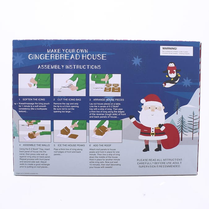 Make Your Own Gingerbread House, ginger, build, xmas, christmas, icing