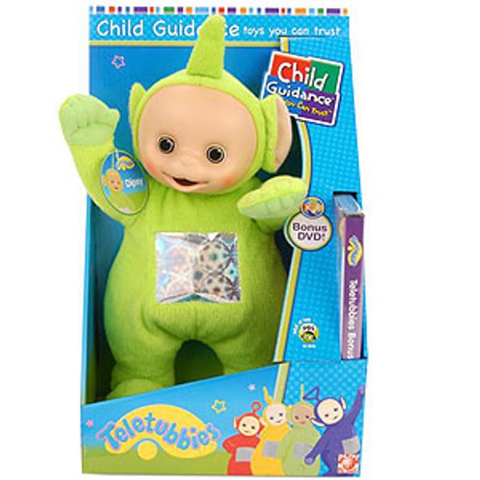 Teletubbies Doll & DVD Dipsy Green Home Bargains