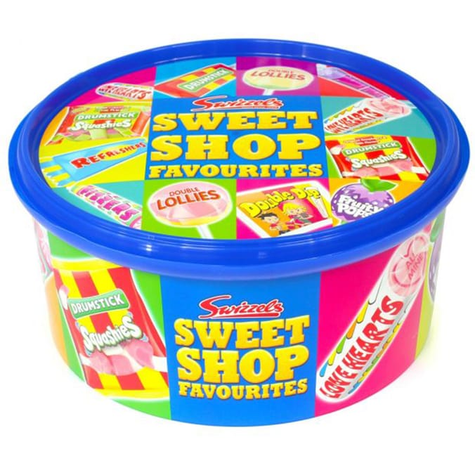 Swizzels Favourites Tub 750g, sweet, confectionary, tin