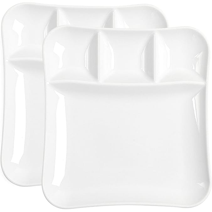 Villeroy & Boch Fondue Gourmet Serving Set of 2 Plates, plates tapas gourmet meals food two