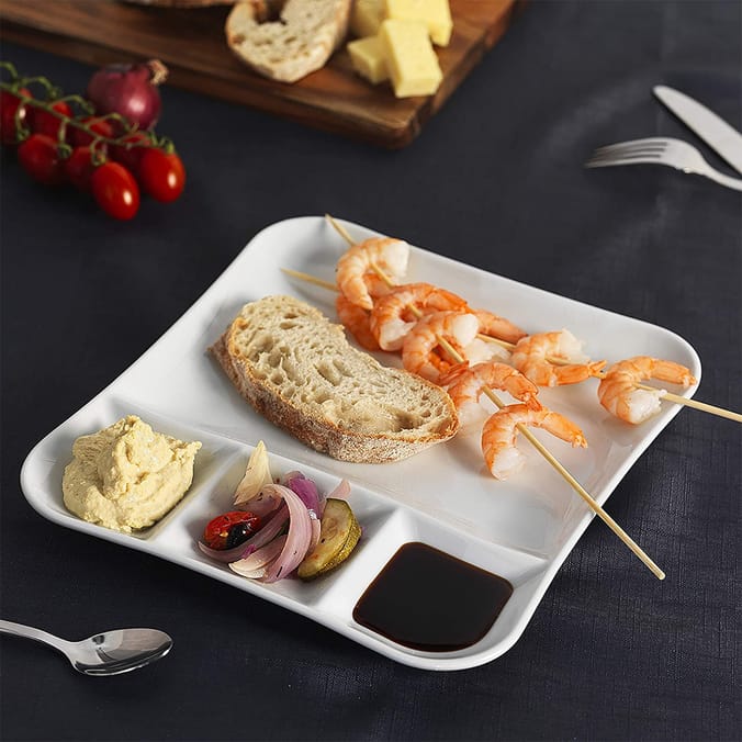 Villeroy & Boch Fondue Gourmet Serving Set of 2 Plates, plates tapas gourmet meals food two