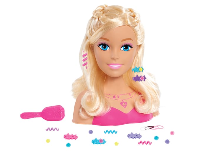 Barbie Hair Style Set - Barbie Hair Brush Hair Clip and Mirror