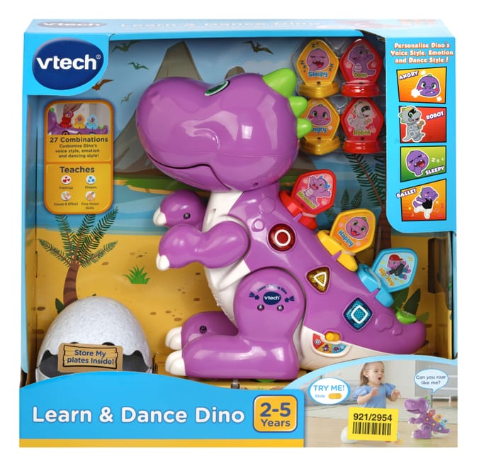 Vtech learn deals and dance dino