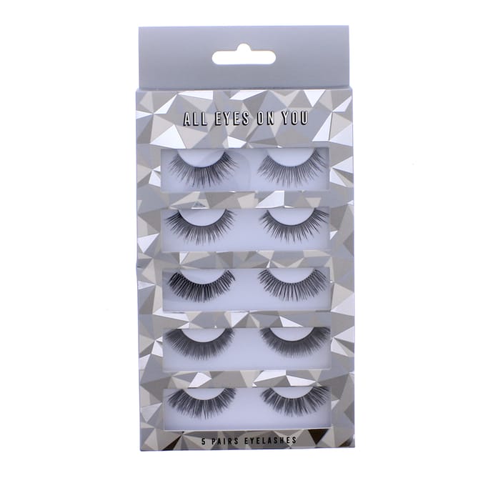 5 Pack Eyelashes, eyes, lashes, beauty, false, beauty, pamper, Home