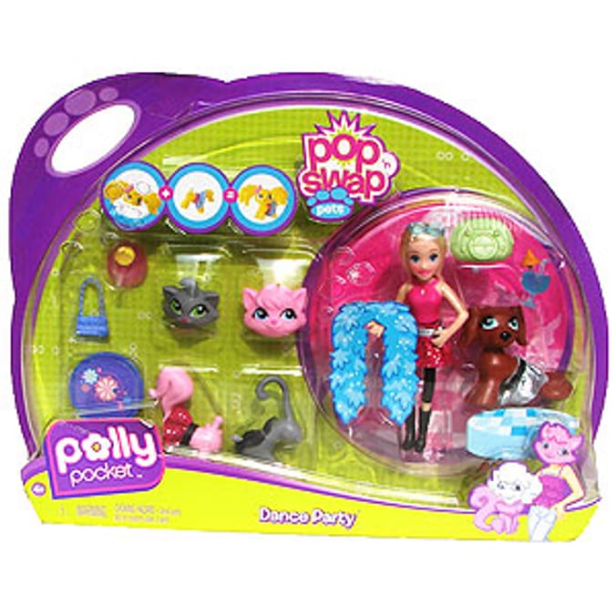 Polly Pocket Pop 'n Swap Pets Dance Party | Home Bargains