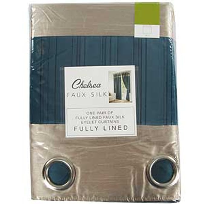Emerald Green Faux Silk Curtains Home Bargains